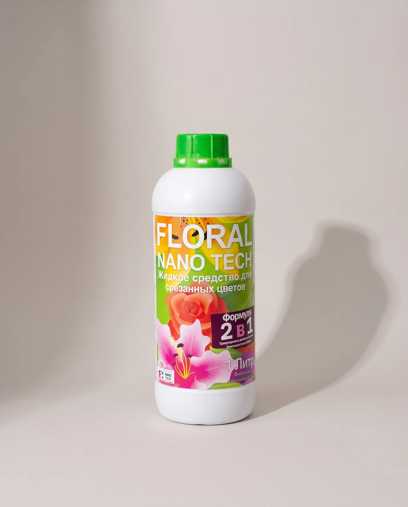 Подкормка для срезанных цветов Floral Nano Tech во флаконе, 1 л.